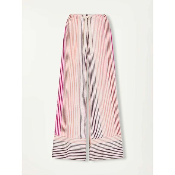 Lemlem Desta Stripe Wide Leg Pants XS Retail $355.00 - Picture 1 of 9
